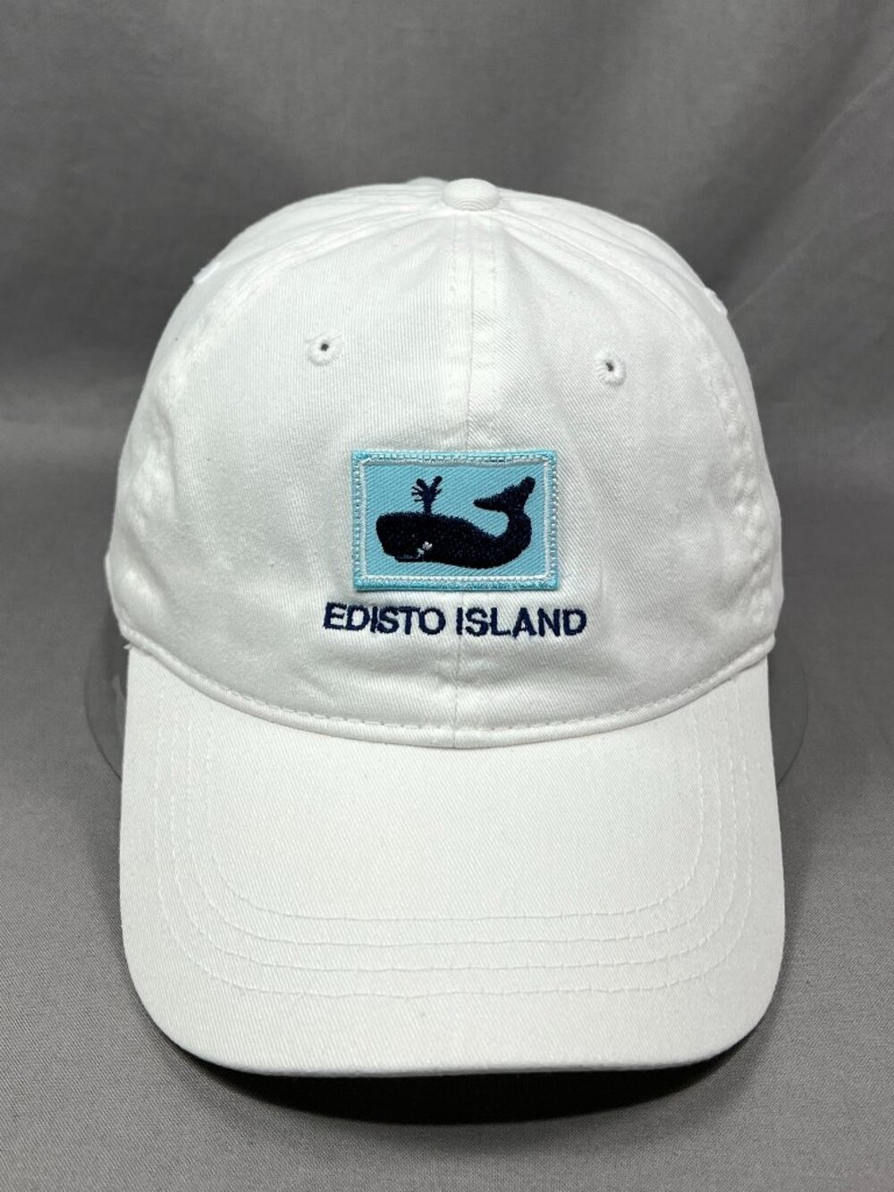 Edisto Island SC South Carolina OC Strapback Hat White Whale Patch Beach Dad Cap